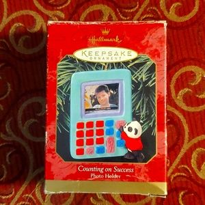 Calculator Photo Holder Hallmark Keepsake Ornament